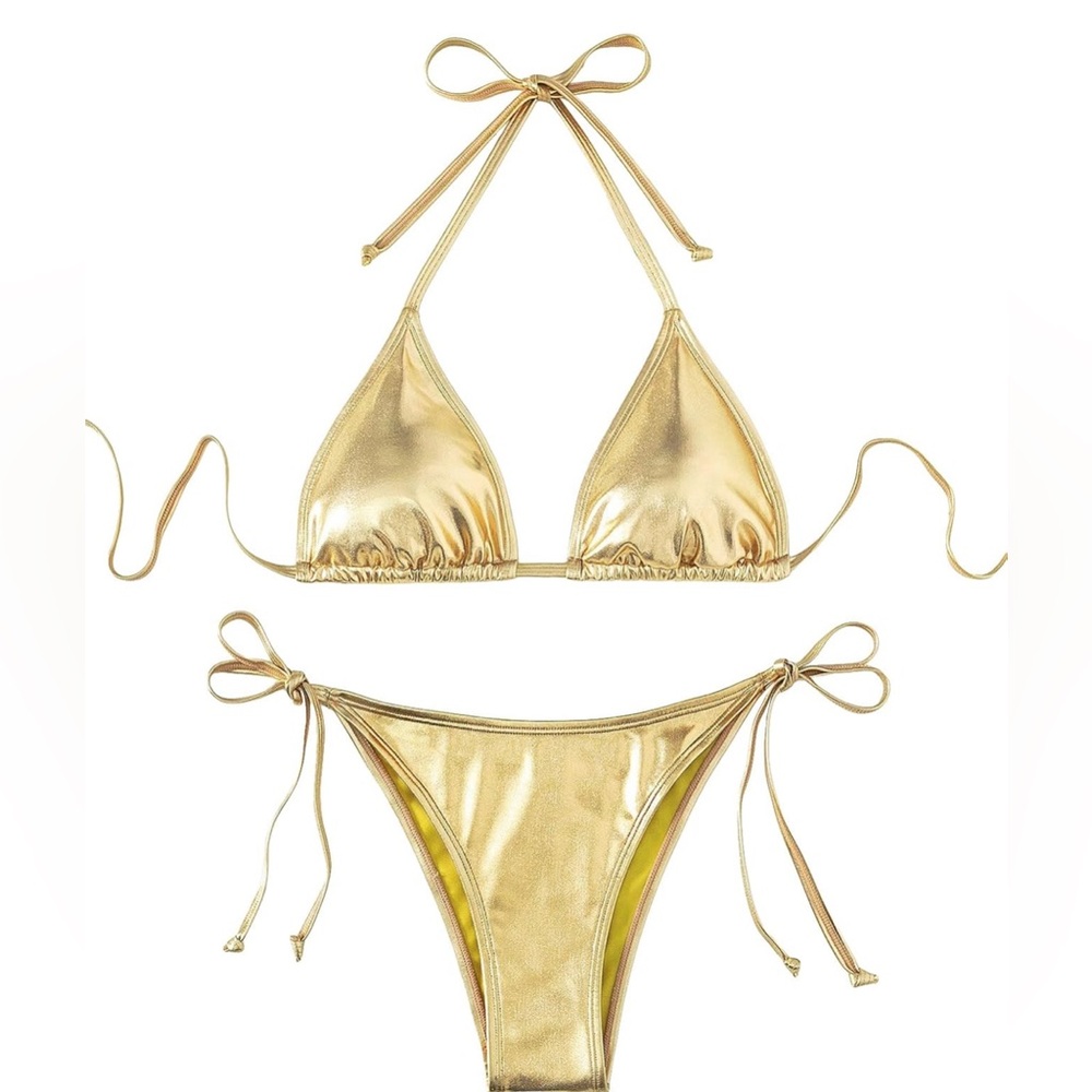 Gold Bikini Set